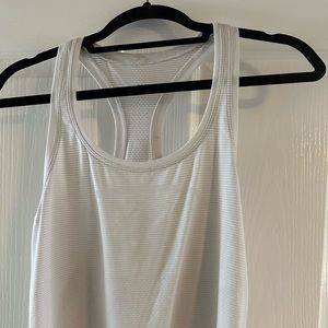 Lululemon racer back (race length) white tank top